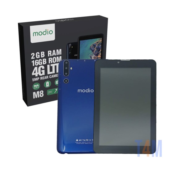 TABLET MODIO M8 4G LTE 4GB/64GB 7.0" AZUL